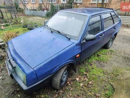 Синий ВАЗ 2109, объемом двигателя 1.5 л и пробегом 350 тыс. км за 600 $, фото 1 на Automoto.ua