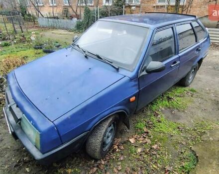 Синий ВАЗ 2109, объемом двигателя 1.5 л и пробегом 350 тыс. км за 600 $, фото 1 на Automoto.ua