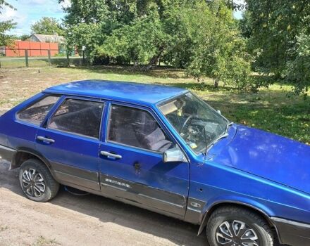 Синій ВАЗ 2109, об'ємом двигуна 1.3 л та пробігом 350 тис. км за 480 $, фото 1 на Automoto.ua