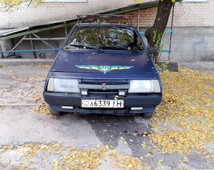 Синий ВАЗ 2109, объемом двигателя 1.5 л и пробегом 87 тыс. км за 500 $, фото 1 на Automoto.ua