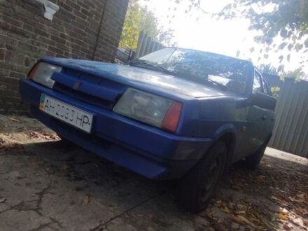 Синий ВАЗ 2109, объемом двигателя 1.3 л и пробегом 100 тыс. км за 666 $, фото 1 на Automoto.ua