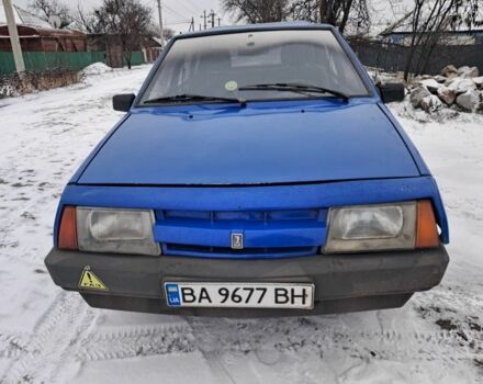 Синий ВАЗ 2109, объемом двигателя 1.3 л и пробегом 444 тыс. км за 900 $, фото 1 на Automoto.ua