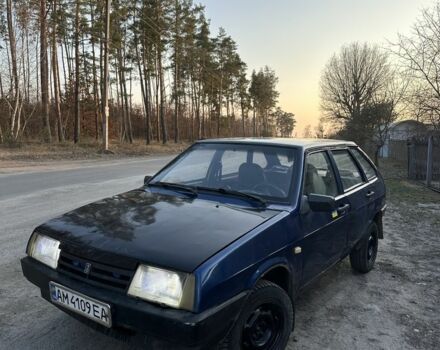 Синій ВАЗ 2109, об'ємом двигуна 1.3 л та пробігом 180 тис. км за 750 $, фото 1 на Automoto.ua