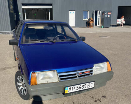 Синий ВАЗ 2109, объемом двигателя 1.29 л и пробегом 150 тыс. км за 600 $, фото 1 на Automoto.ua