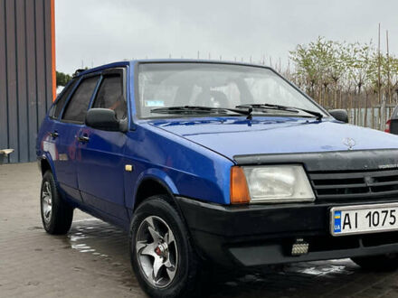 Синий ВАЗ 2109, объемом двигателя 1.29 л и пробегом 230 тыс. км за 1100 $, фото 1 на Automoto.ua