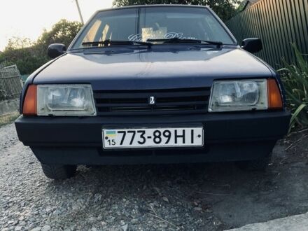 Синий ВАЗ 2109, объемом двигателя 1.5 л и пробегом 300 тыс. км за 1200 $, фото 1 на Automoto.ua