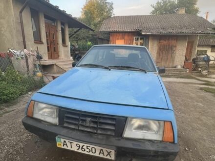 Синий ВАЗ 2109, объемом двигателя 1 л и пробегом 99 тыс. км за 359 $, фото 1 на Automoto.ua