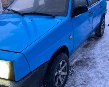 Синий ВАЗ 2109, объемом двигателя 1.5 л и пробегом 34 тыс. км за 954 $, фото 1 на Automoto.ua