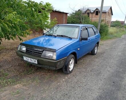 Синий ВАЗ 2109, объемом двигателя 1.3 л и пробегом 123 тыс. км за 750 $, фото 1 на Automoto.ua