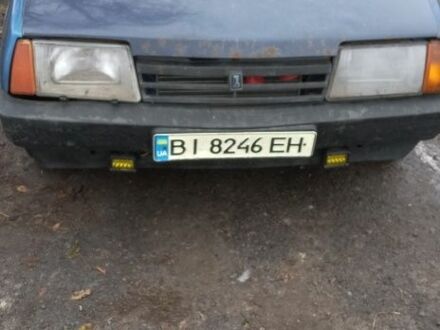 Синий ВАЗ 2109, объемом двигателя 1.3 л и пробегом 360 тыс. км за 619 $, фото 1 на Automoto.ua