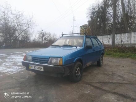 Синий ВАЗ 2109, объемом двигателя 1.5 л и пробегом 100 тыс. км за 500 $, фото 1 на Automoto.ua