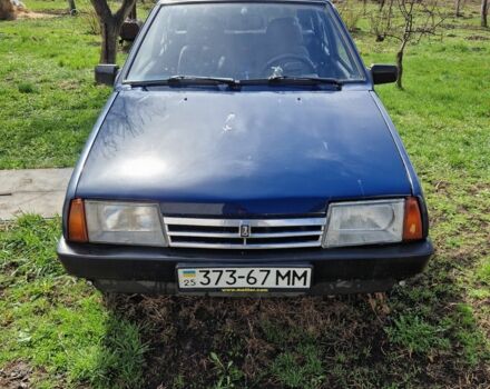 Синий ВАЗ 2109, объемом двигателя 1.5 л и пробегом 199 тыс. км за 1037 $, фото 1 на Automoto.ua