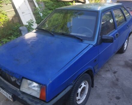 Синий ВАЗ 2109, объемом двигателя 1 л и пробегом 100 тыс. км за 561 $, фото 1 на Automoto.ua
