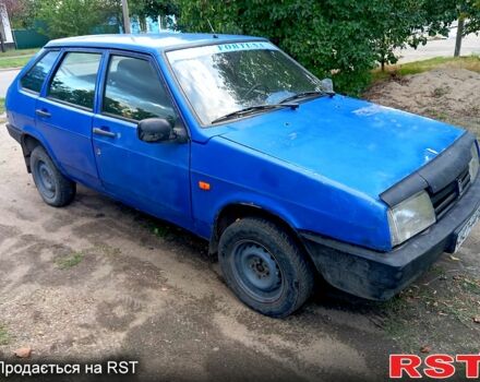 Синий ВАЗ 2109, объемом двигателя 1.5 л и пробегом 200 тыс. км за 500 $, фото 1 на Automoto.ua