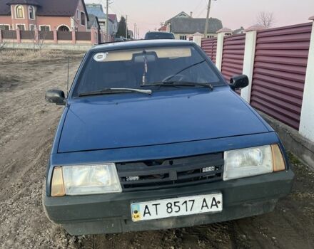 Синий ВАЗ 2109, объемом двигателя 1.3 л и пробегом 200 тыс. км за 800 $, фото 1 на Automoto.ua