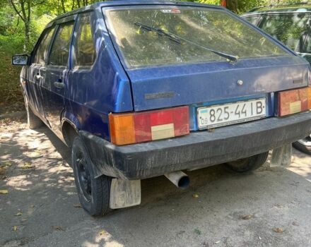 Синий ВАЗ 2109, объемом двигателя 1.5 л и пробегом 60 тыс. км за 640 $, фото 1 на Automoto.ua