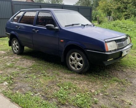 Синий ВАЗ 2109, объемом двигателя 1.5 л и пробегом 345 тыс. км за 601 $, фото 1 на Automoto.ua