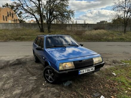 Синий ВАЗ 2109, объемом двигателя 1.1 л и пробегом 3 тыс. км за 1000 $, фото 1 на Automoto.ua