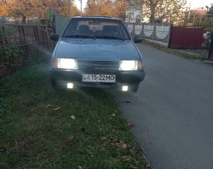 Синий ВАЗ 2109, объемом двигателя 1.5 л и пробегом 62 тыс. км за 601 $, фото 1 на Automoto.ua