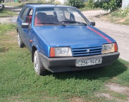 Синий ВАЗ 2109, объемом двигателя 1.3 л и пробегом 100 тыс. км за 805 $, фото 1 на Automoto.ua