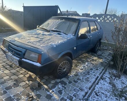 Синий ВАЗ 2109, объемом двигателя 1.3 л и пробегом 42 тыс. км за 1000 $, фото 1 на Automoto.ua