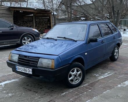 Синий ВАЗ 2109, объемом двигателя 1.3 л и пробегом 3 тыс. км за 671 $, фото 1 на Automoto.ua