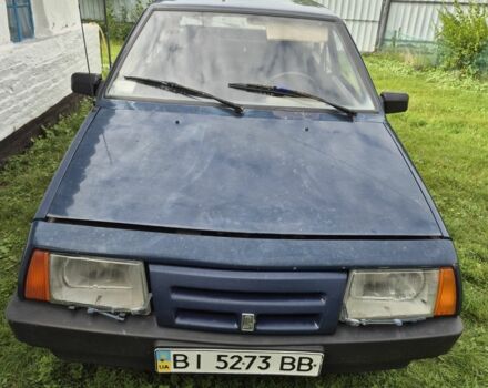 Синий ВАЗ 2109, объемом двигателя 1.3 л и пробегом 125 тыс. км за 750 $, фото 1 на Automoto.ua