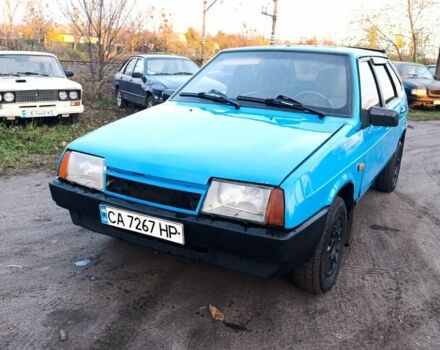 Синий ВАЗ 2109, объемом двигателя 2 л и пробегом 111 тыс. км за 950 $, фото 1 на Automoto.ua