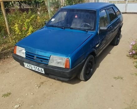 Синий ВАЗ 2109, объемом двигателя 1.5 л и пробегом 100 тыс. км за 627 $, фото 1 на Automoto.ua
