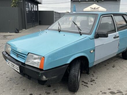 Синий ВАЗ 2109, объемом двигателя 1.5 л и пробегом 200 тыс. км за 1050 $, фото 1 на Automoto.ua