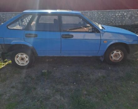 Синий ВАЗ 2109, объемом двигателя 1.3 л и пробегом 250 тыс. км за 1000 $, фото 1 на Automoto.ua