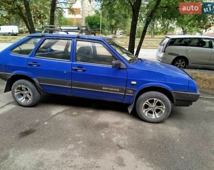 Синий ВАЗ 2109, объемом двигателя 1.1 л и пробегом 93 тыс. км за 750 $, фото 1 на Automoto.ua