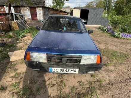 Синий ВАЗ 2109, объемом двигателя 1.3 л и пробегом 3 тыс. км за 607 $, фото 1 на Automoto.ua
