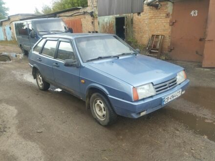 Синий ВАЗ 2109, объемом двигателя 1.5 л и пробегом 500 тыс. км за 750 $, фото 1 на Automoto.ua