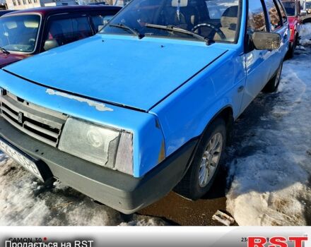 Синій ВАЗ 2109, об'ємом двигуна 1.3 л та пробігом 220 тис. км за 1000 $, фото 1 на Automoto.ua