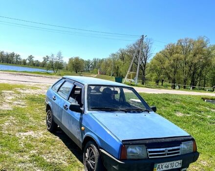 Синий ВАЗ 2109, объемом двигателя 1.5 л и пробегом 200 тыс. км за 600 $, фото 1 на Automoto.ua