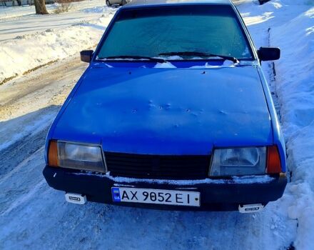 Синий ВАЗ 2109, объемом двигателя 1.5 л и пробегом 150 тыс. км за 750 $, фото 1 на Automoto.ua