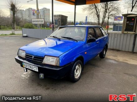 Синий ВАЗ 2109, объемом двигателя 1.5 л и пробегом 100 тыс. км за 550 $, фото 1 на Automoto.ua