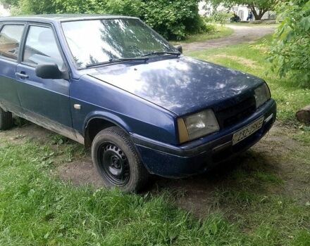 Синий ВАЗ 2109, объемом двигателя 1.5 л и пробегом 538 тыс. км за 550 $, фото 1 на Automoto.ua
