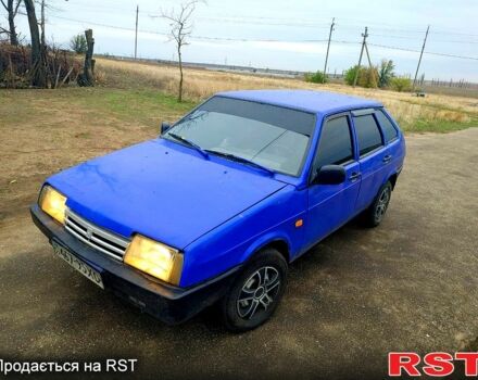 Синий ВАЗ 2109, объемом двигателя 1.5 л и пробегом 200 тыс. км за 750 $, фото 1 на Automoto.ua