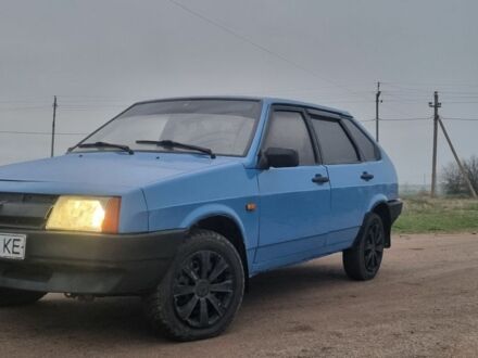 Синий ВАЗ 2109, объемом двигателя 1.5 л и пробегом 99 тыс. км за 1000 $, фото 1 на Automoto.ua