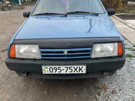 Синий ВАЗ 2109, объемом двигателя 1.5 л и пробегом 65 тыс. км за 1300 $, фото 1 на Automoto.ua