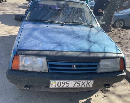 Синий ВАЗ 2109, объемом двигателя 1.5 л и пробегом 65 тыс. км за 1200 $, фото 1 на Automoto.ua