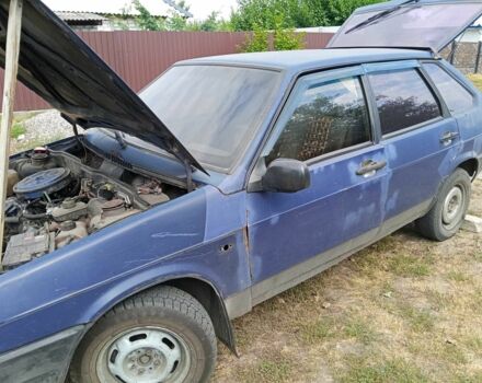 Синий ВАЗ 2109, объемом двигателя 1.5 л и пробегом 490 тыс. км за 499 $, фото 1 на Automoto.ua