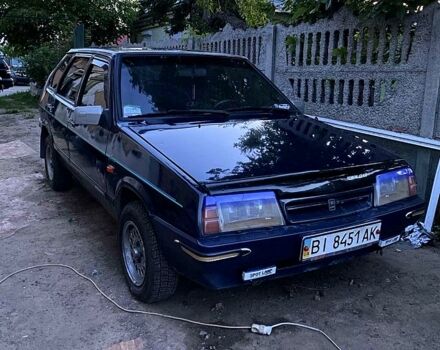 Синий ВАЗ 2109, объемом двигателя 1.3 л и пробегом 176 тыс. км за 1300 $, фото 1 на Automoto.ua