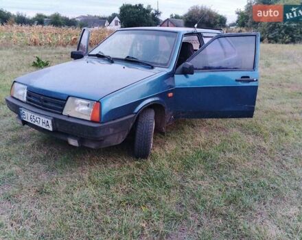 Синий ВАЗ 2109, объемом двигателя 1.5 л и пробегом 29 тыс. км за 1300 $, фото 1 на Automoto.ua