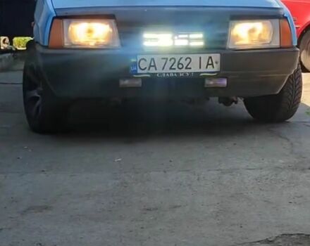 Синий ВАЗ 2109, объемом двигателя 1.5 л и пробегом 210 тыс. км за 466 $, фото 1 на Automoto.ua