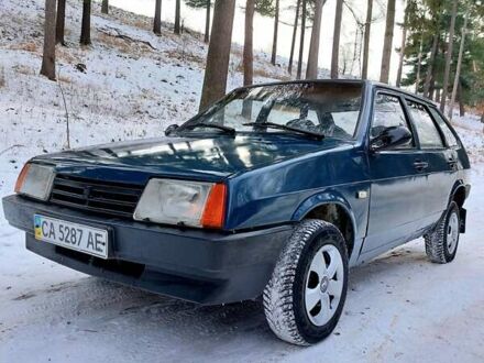 Синий ВАЗ 2109, объемом двигателя 1.5 л и пробегом 370 тыс. км за 1000 $, фото 1 на Automoto.ua