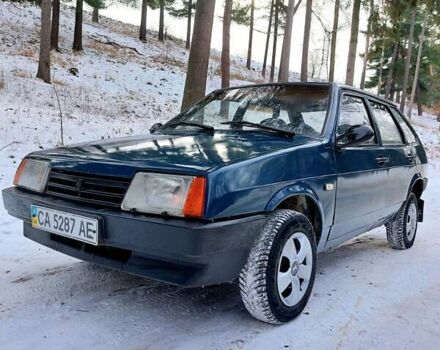 Синий ВАЗ 2109, объемом двигателя 1.5 л и пробегом 370 тыс. км за 1000 $, фото 1 на Automoto.ua