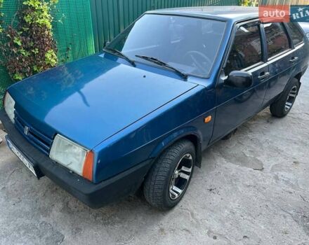 Синий ВАЗ 2109, объемом двигателя 1.5 л и пробегом 100 тыс. км за 1550 $, фото 1 на Automoto.ua